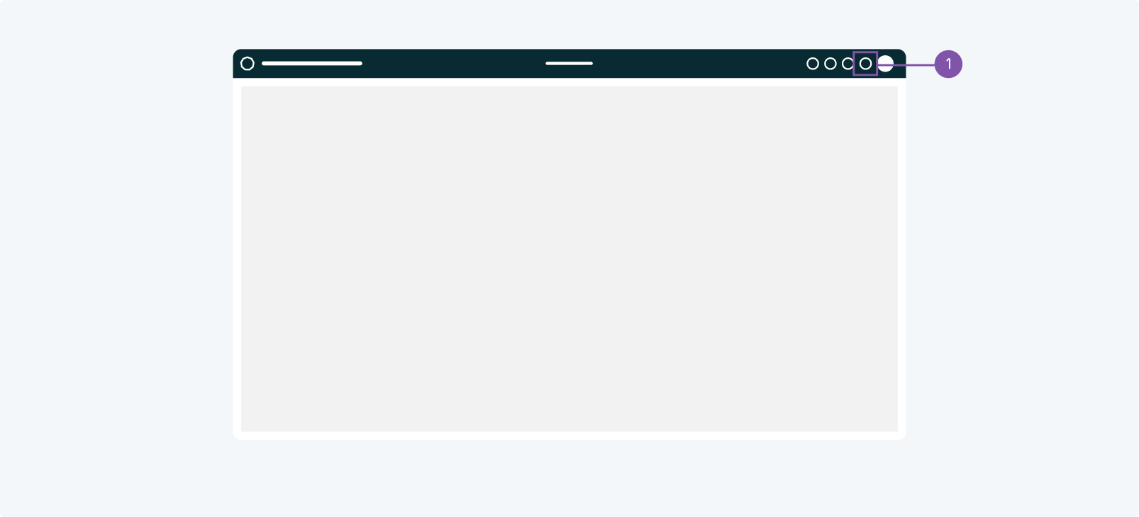 settings icon in header
