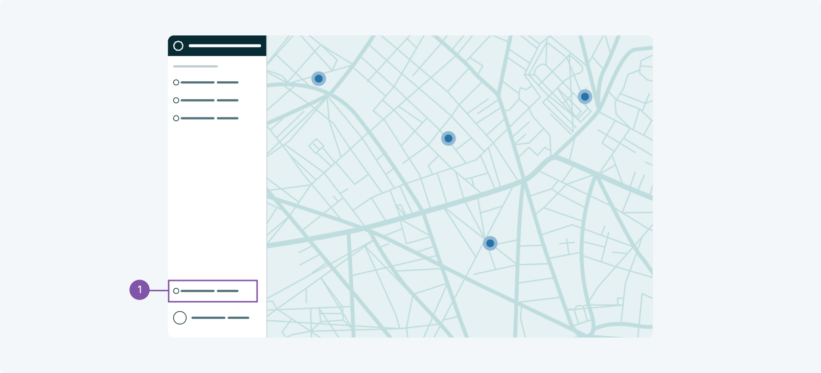 settings icon in sidebar