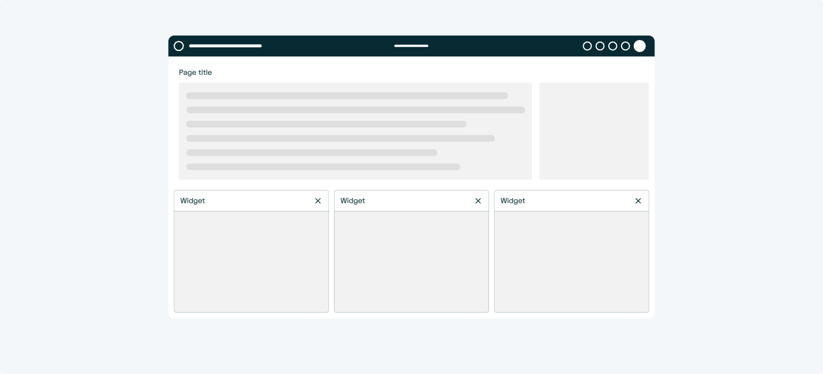 landing page layout